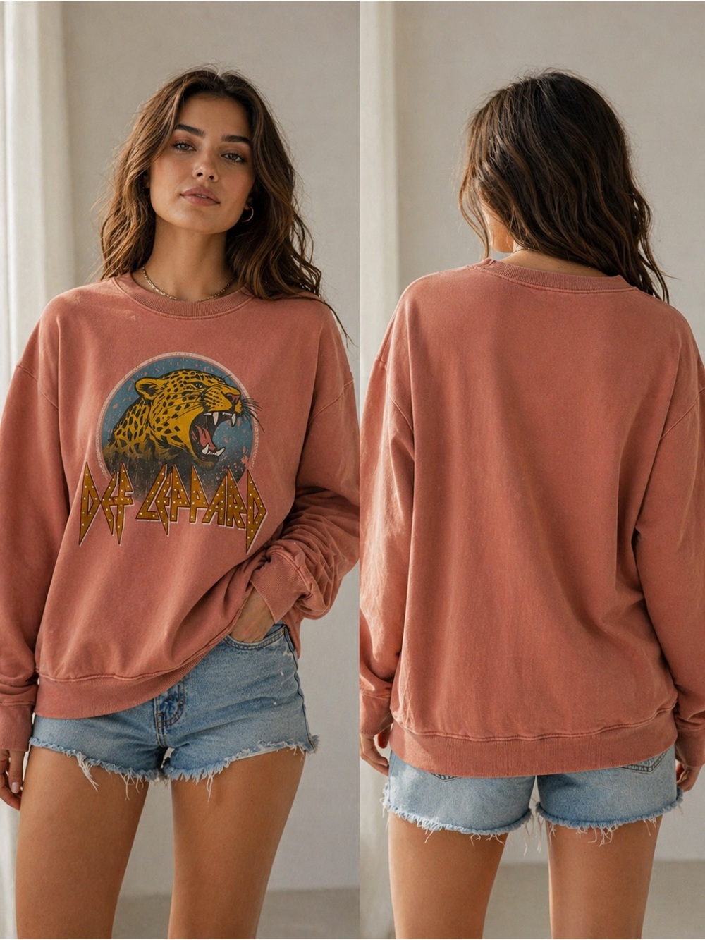 Terra & Sky Dusty Coral Pullover with Logo Tag - Picture 7 of 7